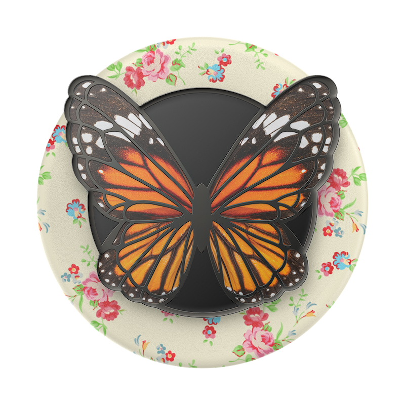 Enamel Butterfly Monarch &mdash; MagSafe PopGrip image number 1