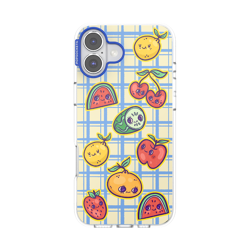 Fruity Plaid &mdash; iPhone 16 Plus MagSafe Case image number 0