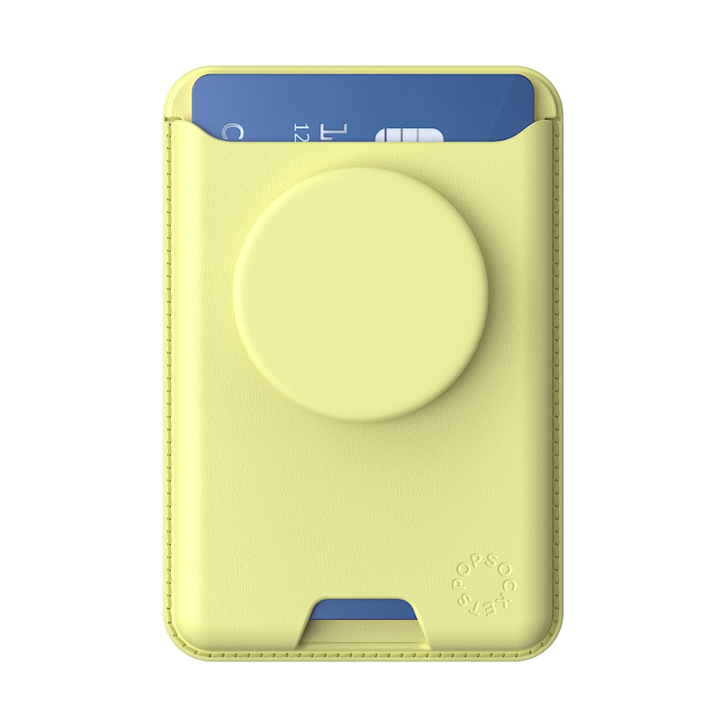 Butter Yellow — Softgoods MagSafe PopWallet+ image number 1