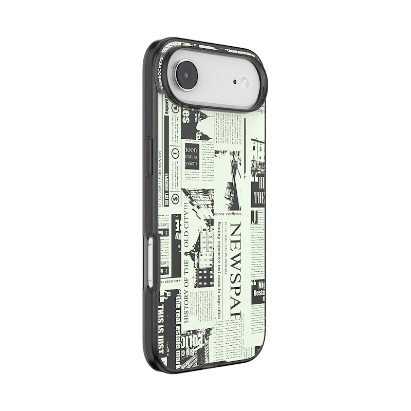 Hot off the Press Black &mdash; iPhone Air MagSafe Case image number 1