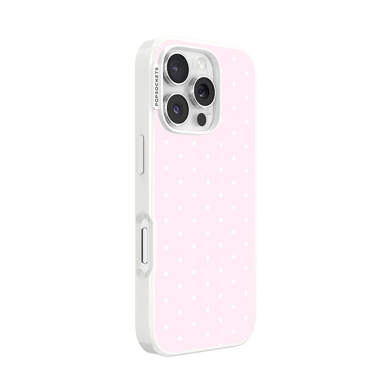 Blush Pink PolkaDot &mdash; iPhone 16 Pro MagSafe Case image number 1