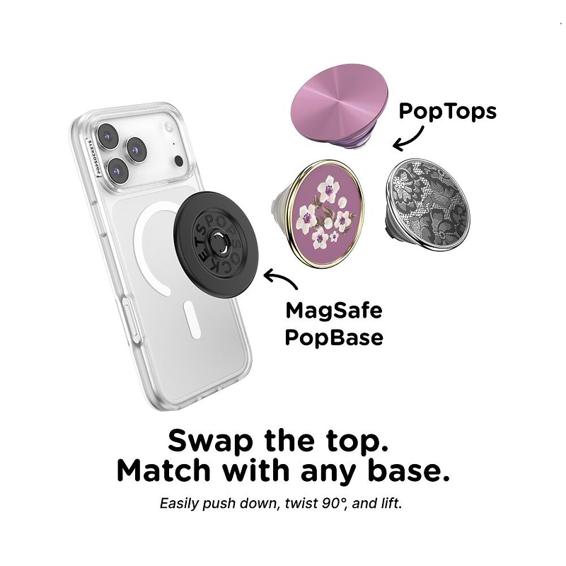 Enamel Floral Mauve &mdash; PopTop image number 1