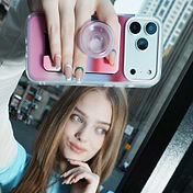 Pink Ombre Tide &mdash; MagSafe PopWallet+ image number 3