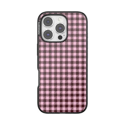 Black Cherry Gingham &mdash; iPhone 16 Pro MagSafe Case