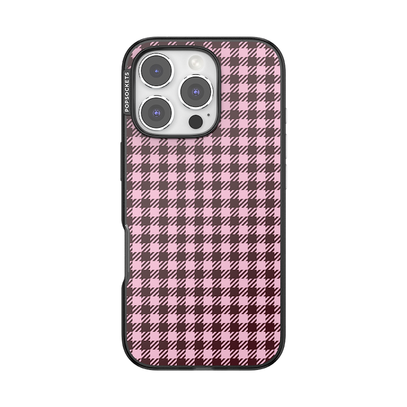 Black Cherry Gingham &mdash; iPhone 16 Pro MagSafe Case image number 0