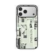 Hot off the Press Black &mdash; iPhone 17 Pro Max MagSafe Case image number 1
