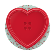 Resin Button Heart &mdash; MagSafe PopGrip image number 2