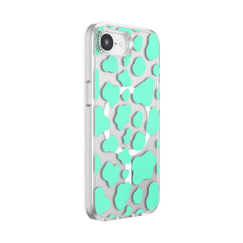 Turquoise Cow Cow &mdash; iPhone 17e/16e MagSafe Case image number 1