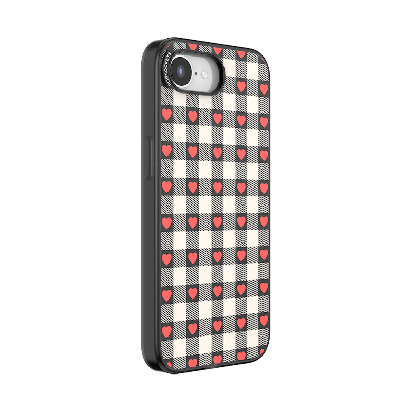 Heartbreaker Gingham &mdash; iPhone 16E MagSafe Case image number 1