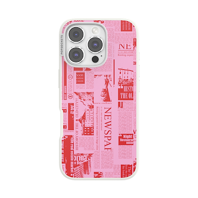 Hot off the Press Pink &mdash; iPhone 16 Pro MagSafe Case
