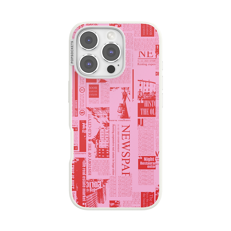 Hot off the Press Pink &mdash; iPhone 16 Pro MagSafe Case image number 0