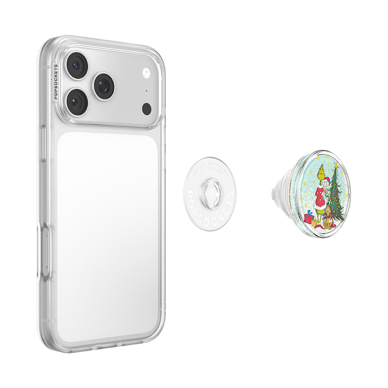 Tidepool Grinch Snow Globe &mdash; Adhesive PopGrip image number 4