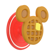 PopOut Mickey Waffle &mdash; MagSafe PopGrip image number 1