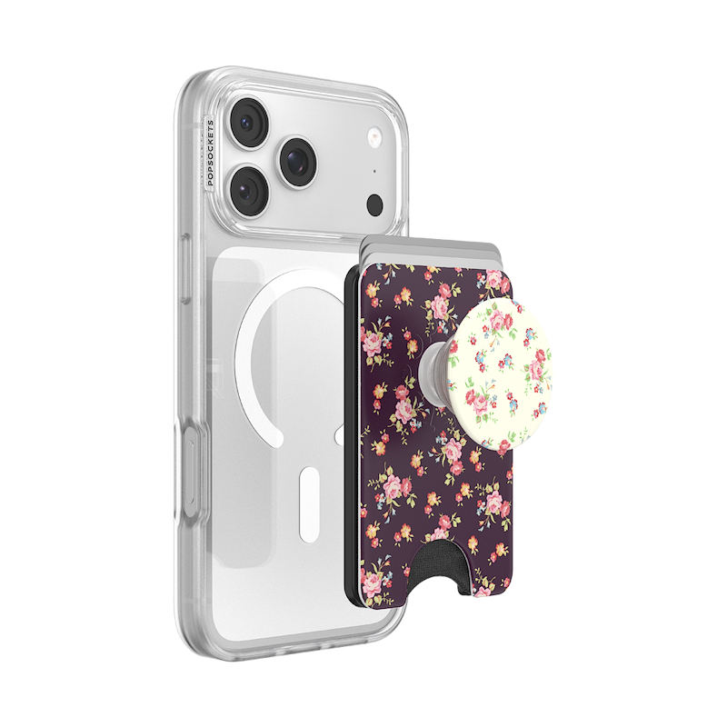 Ditsy Floral Noir &mdash; MagSafe PopWallet+ image number 10