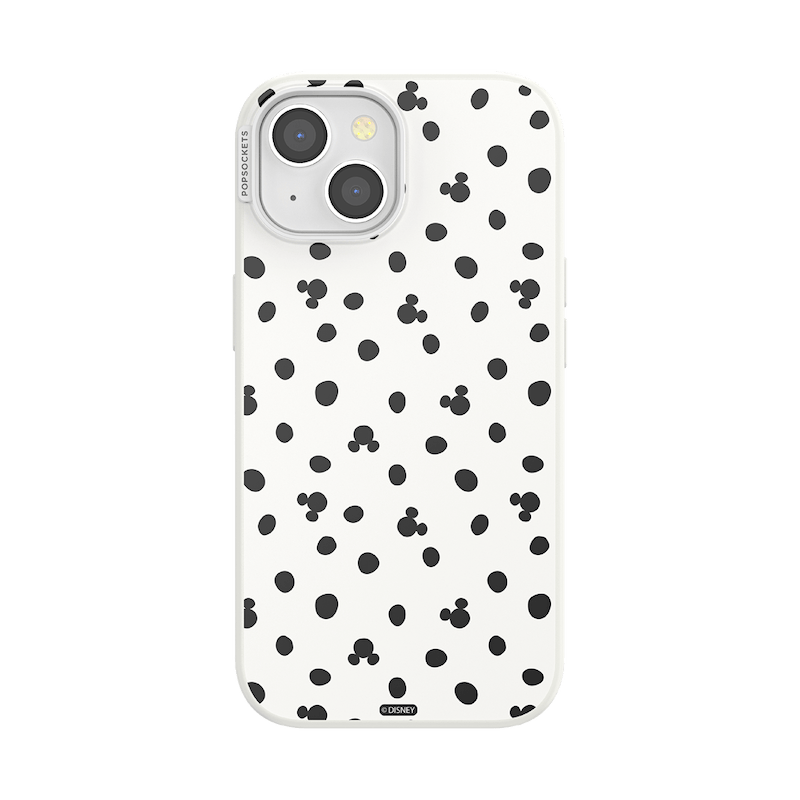 White Mickey Polka Dot &mdash; iPhone 15 MagSafe Case image number 0