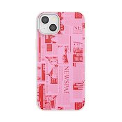 Hot off the Press Pink &mdash; iPhone 15 Plus MagSafe Case image number 1