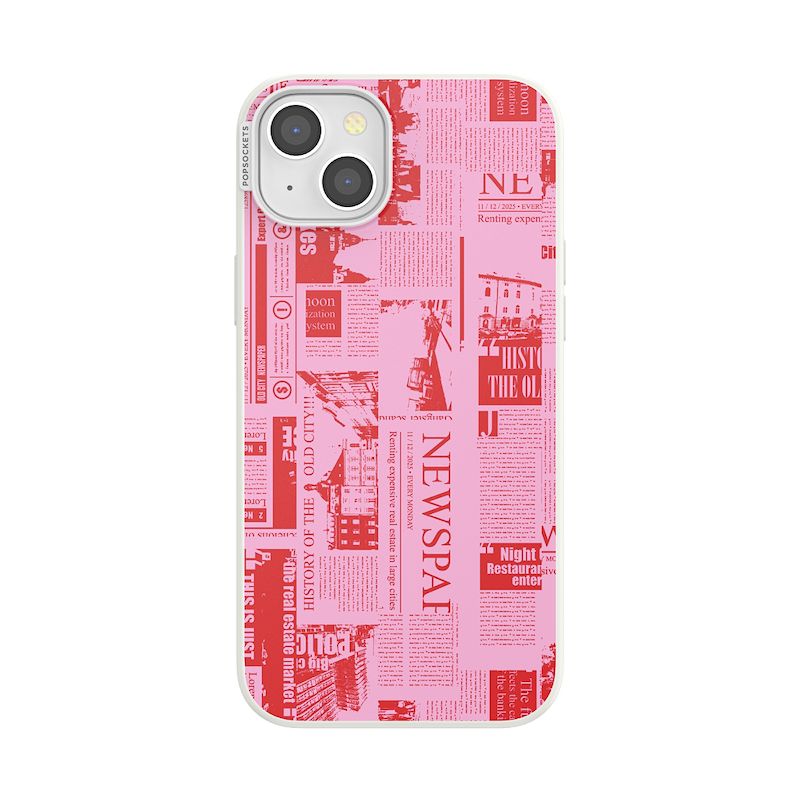 Hot off the Press Pink &mdash; iPhone 15 Plus MagSafe Case image number 0
