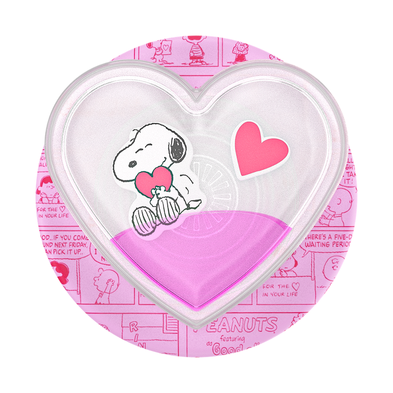 Tidepool Squishy Heart Snoopy Love &mdash; MagSafe PopGrip image number 1