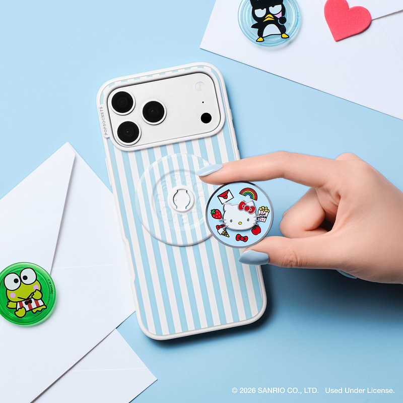 Soft Blue Stripe &mdash; iPhone 16 Pro MagSafe Case image number 2