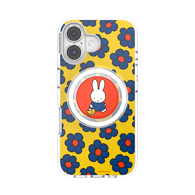 Miffy's Flower Stroll &mdash; iPhone 16 MagSafe Case