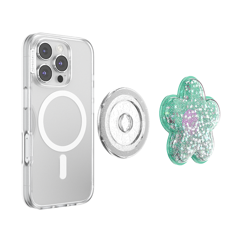 Tidepool Squishy Daisy Turquoise &mdash; MagSafe PopGrip image number 5