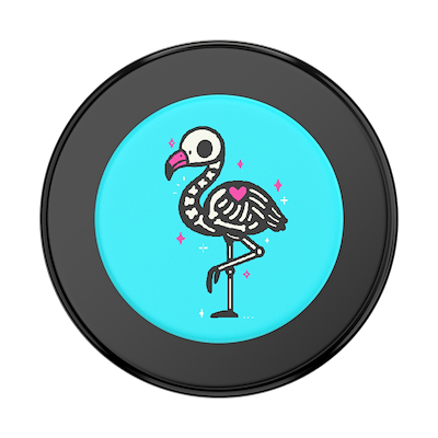 Secondary image for hover Goth Flamingo &mdash; MagSafe PopGrip
