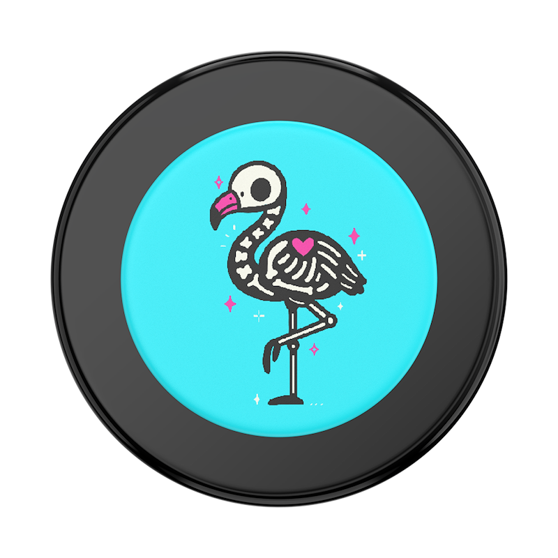 Goth Flamingo &mdash; MagSafe PopGrip image number 1