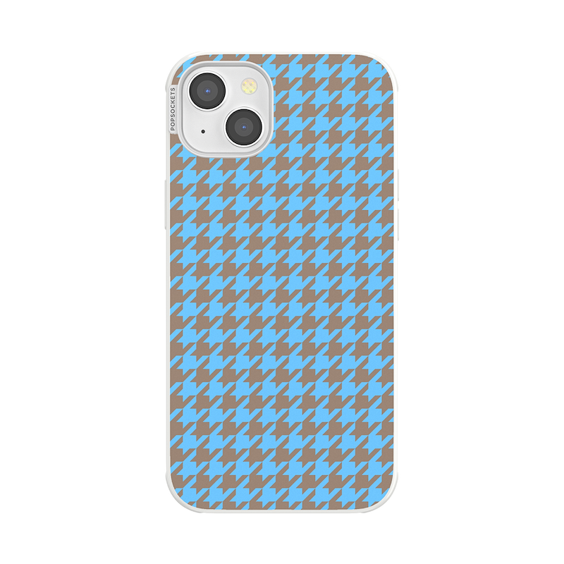 Houndstooth Bleige &mdash; iPhone 14 Plus MagSafe Case image number 0