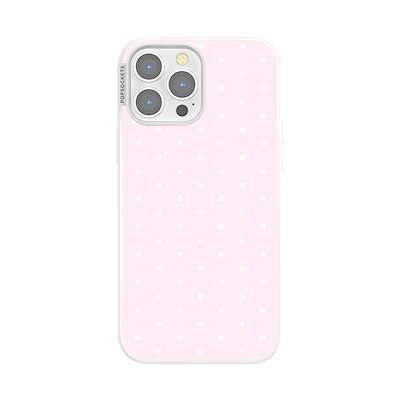 Blush Pink PolkaDot &mdash; iPhone 13 Pro Max MagSafe Case