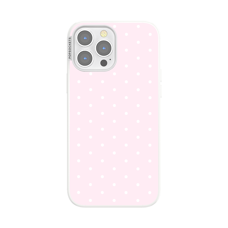 Blush Pink PolkaDot &mdash; iPhone 13 Pro Max MagSafe Case image number 0