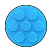 Popper Electric Blue Translucent &mdash; Adhesive PopGrip image number 2