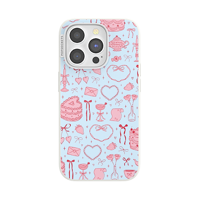 Valentine Doodle &mdash; iPhone 15 Pro MagSafe Case