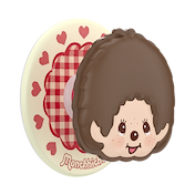 Jelly Monchhichi Brown &mdash; MagSafe PopGrip image number 1