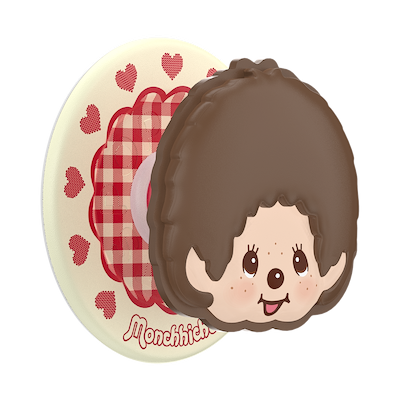 Jelly Monchhichi Brown &mdash; MagSafe PopGrip