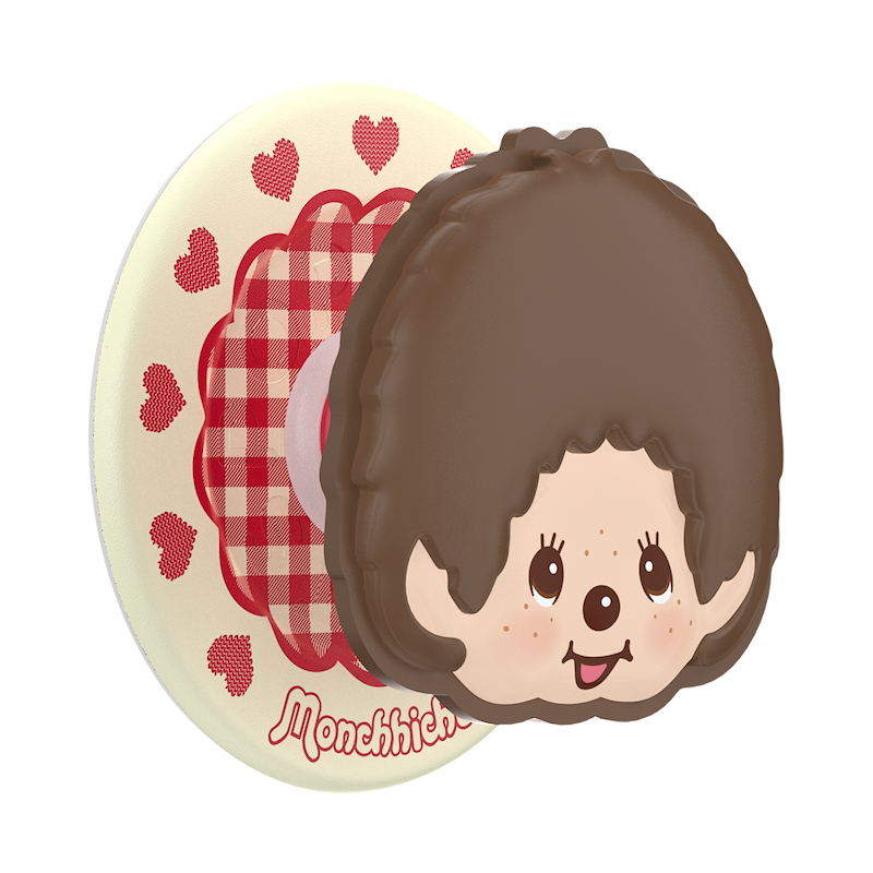 Jelly Monchhichi Brown &mdash; MagSafe PopGrip image number 0