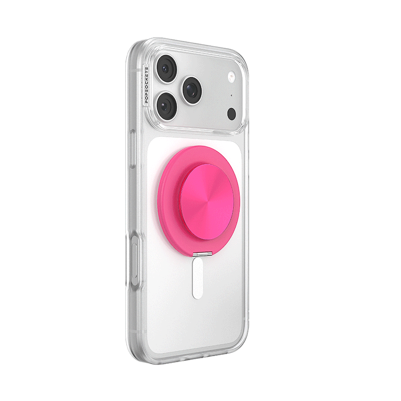 Aluminum Fuchsia &mdash; MagSafe Kick-Out Grip & Stand image number 1