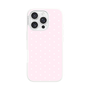 Blush Pink PolkaDot &mdash; iPhone 16 Pro MagSafe Case image number 1