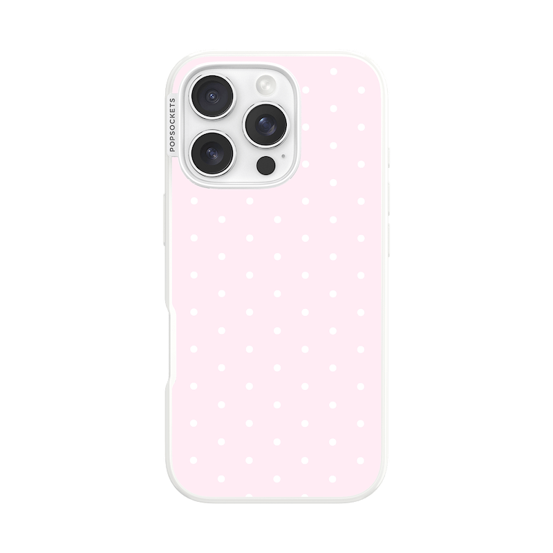 Blush Pink PolkaDot &mdash; iPhone 16 Pro MagSafe Case image number 0