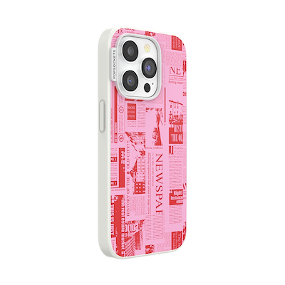Secondary image for hover Hot off the Press Pink &mdash; iPhone 15 Pro MagSafe Case