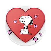 Snoopy's Big Heart &mdash; MagSafe PopGrip image number 2