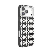 Harlequin Hearts Black &mdash; iPhone 17 Pro Max MagSafe Case image number 2