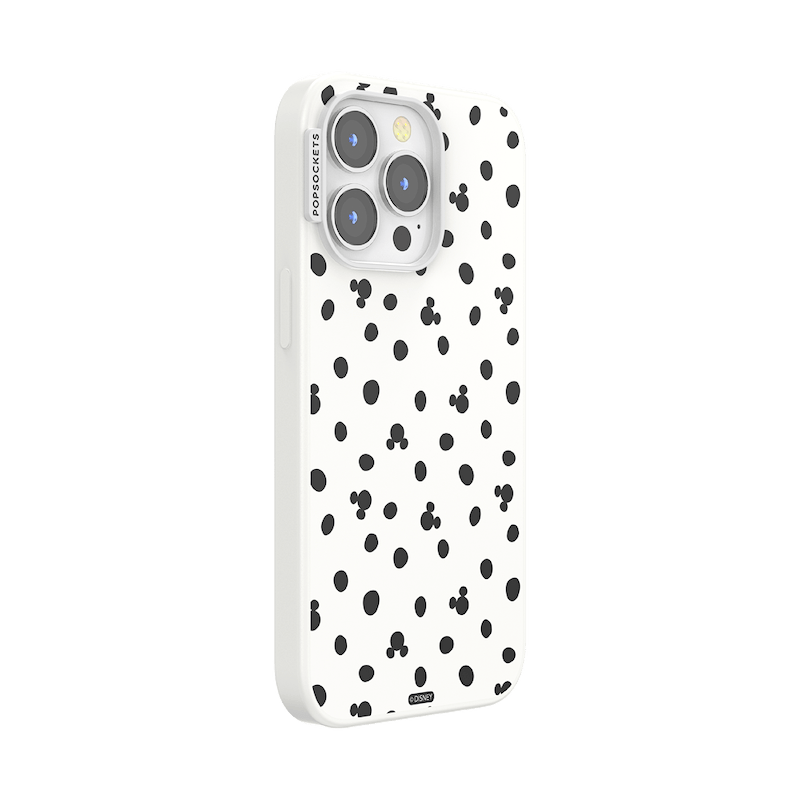 White Mickey Polka Dot &mdash; iPhone 13 Pro MagSafe Case image number 1