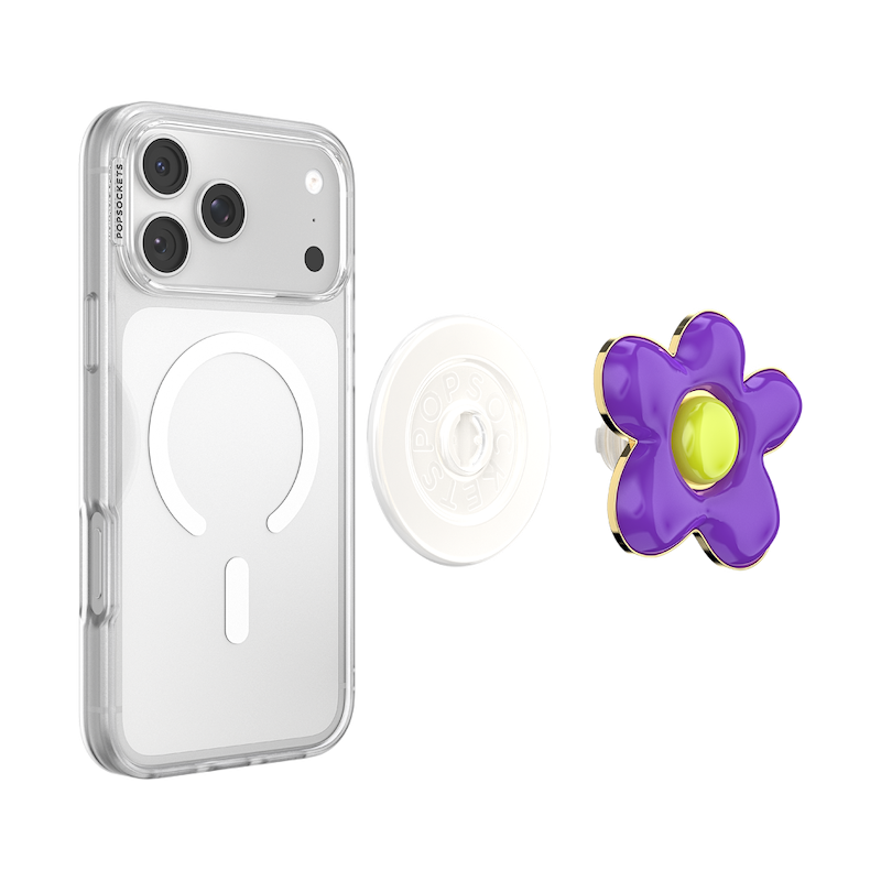 Enamel Wonky Daisy &mdash; MagSafe PopGrip image number 5
