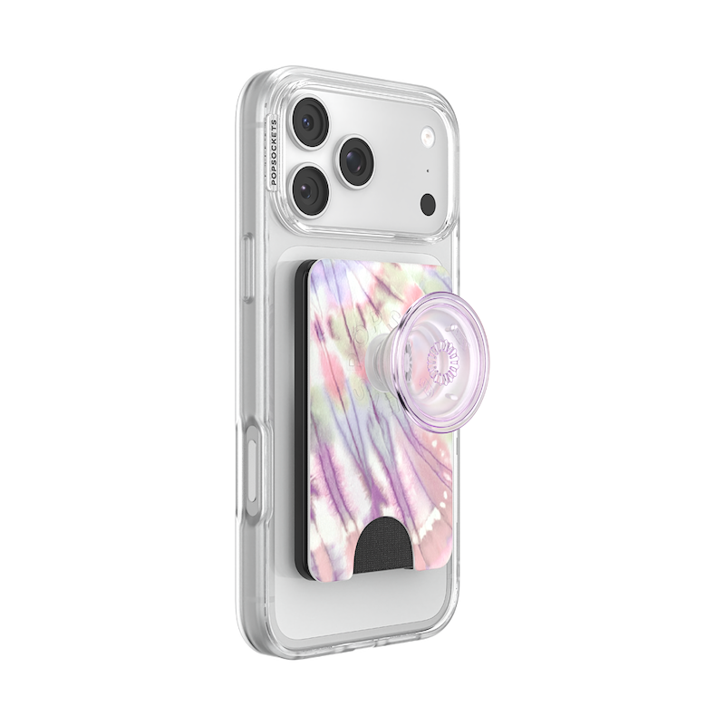 Coastal Tie-Dye Purple &mdash; MagSafe PopWallet+ image number 6