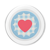 Gingham Heart &mdash;  MagSafe PopGrip image number 2