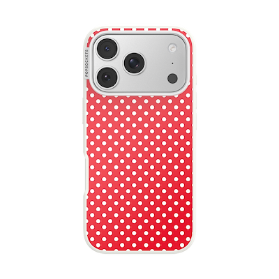 Cherry Red Polka Dot &mdash; iPhone 17 Pro MagSafe Case