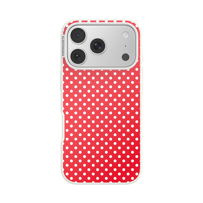 Cherry Red Polka Dot &mdash; iPhone 17 Pro MagSafe Case image number 0