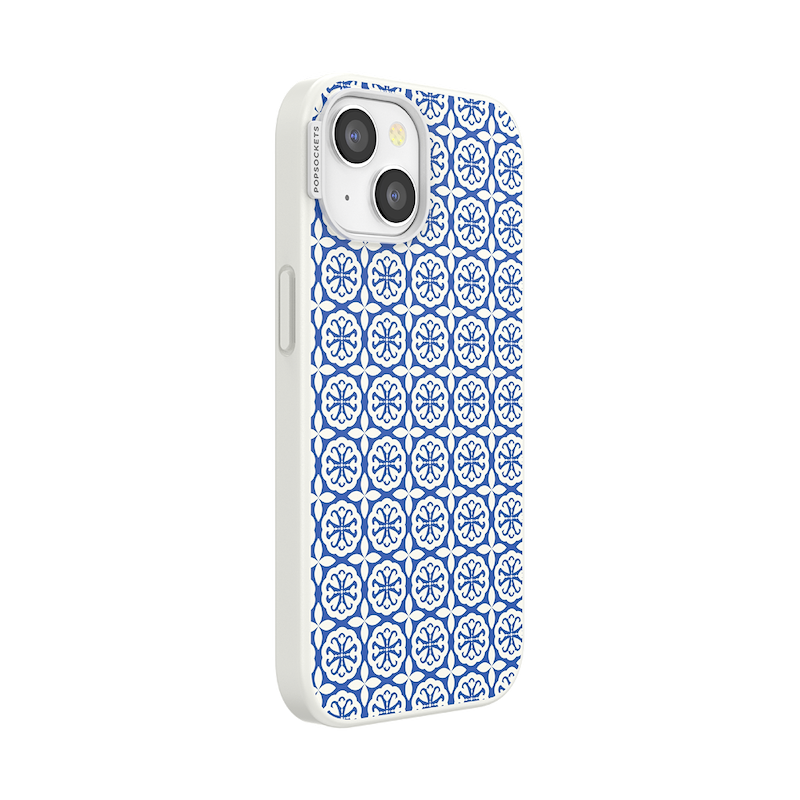 Navy Mosaic &mdash; iPhone 15 MagSafe Case image number 1