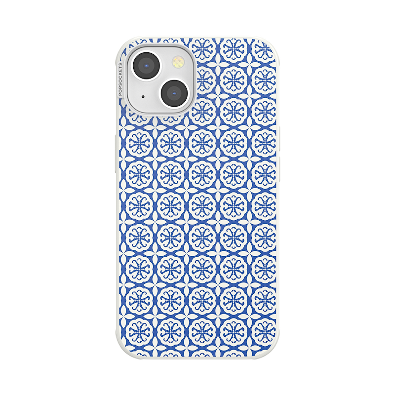 Navy Mosaic &mdash; iPhone 14 MagSafe Case image number 0