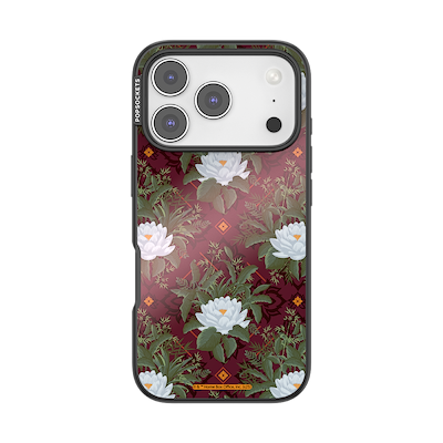 Mirror Lush White Lotus — iPhone 17 Pro MagSafe Case